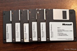 40/365 - 02/09/11 - Windows 3.1 Floppy Disk